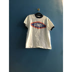 '96 LJ Tee Jays CLOROX Print Tee Shirt Single Stitch White Crewneck Womens Large