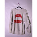 Champion IU Indiana University Gray Sweatshirt Reverse Weave Crewneck Large