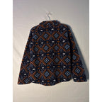 Old Navy Women's Aztec Pattern Sherpa 1/4 Zip Fleece Sweater Size Medium