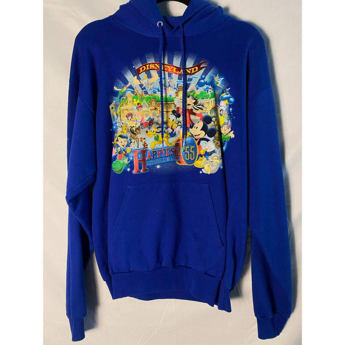 Disney Holographic Disneyland Blue Graphic Hoodie