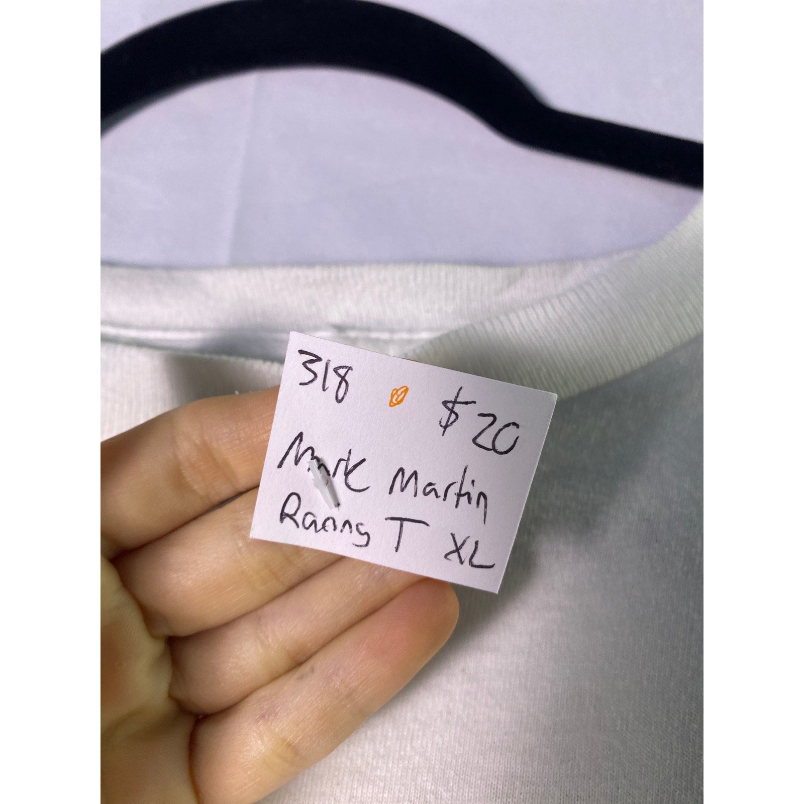 Mark Martin #01 Racing NASCAR Printed White Shirt Men's Size XL