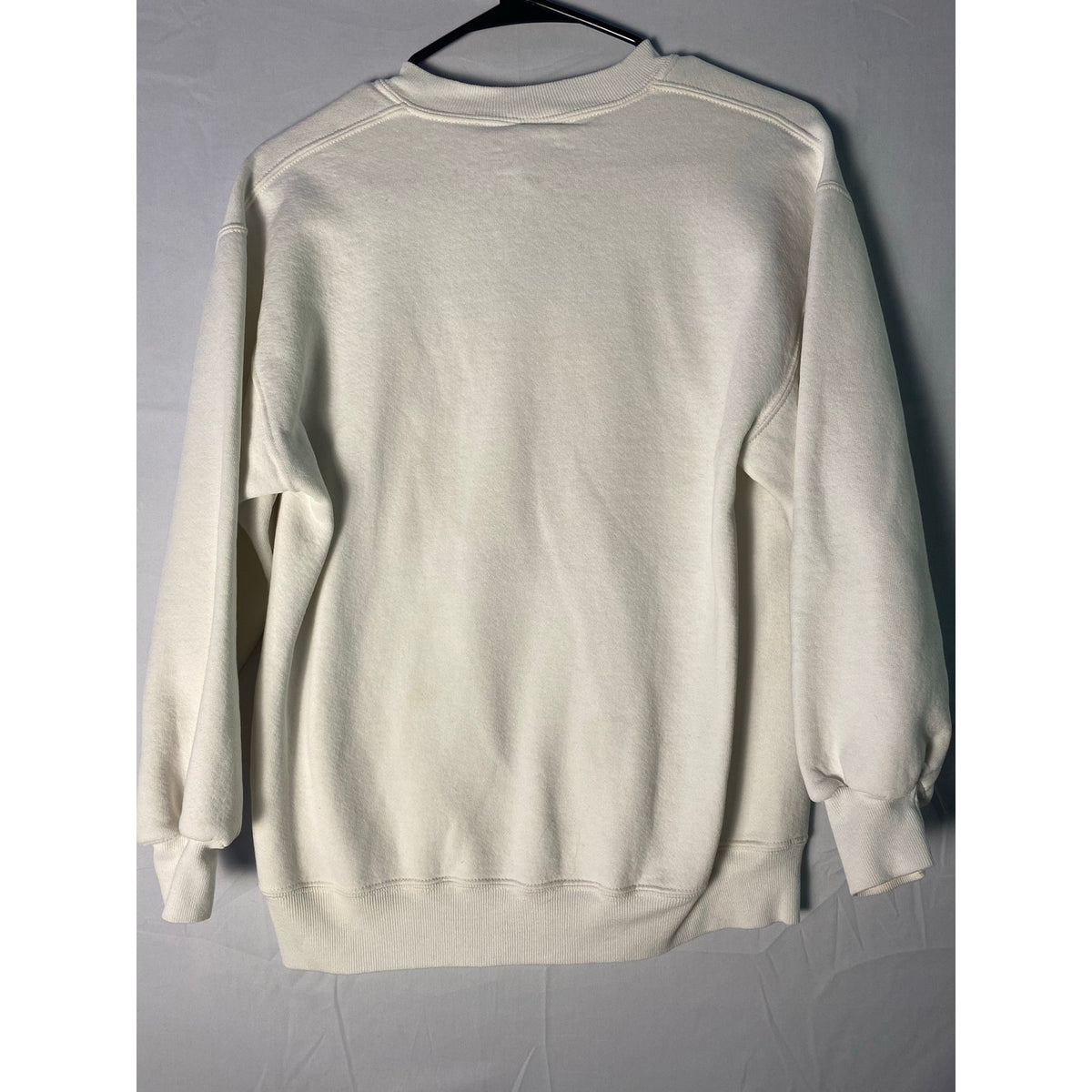 Gribble Indiana Mom University White Crewneck Sweater Women's Size Medium