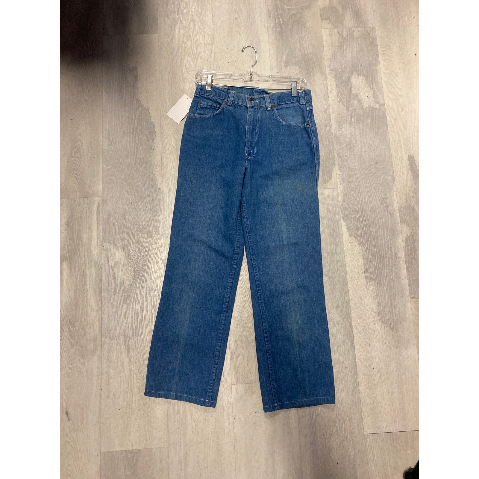 Vintage Levi’s Blue Tab Jeans Denim Straight Leg Medium Wash Womens Size 28-29/30