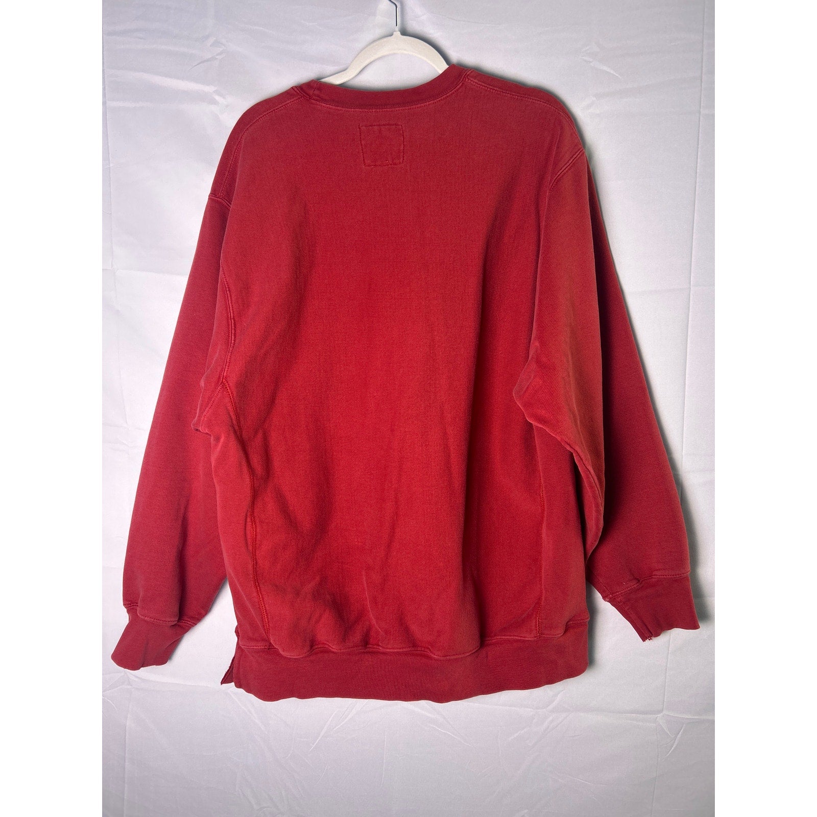 Steve & Barry's Embroidered INDIANA Red Crewneck Pullover Sweatshirt Men's XL
