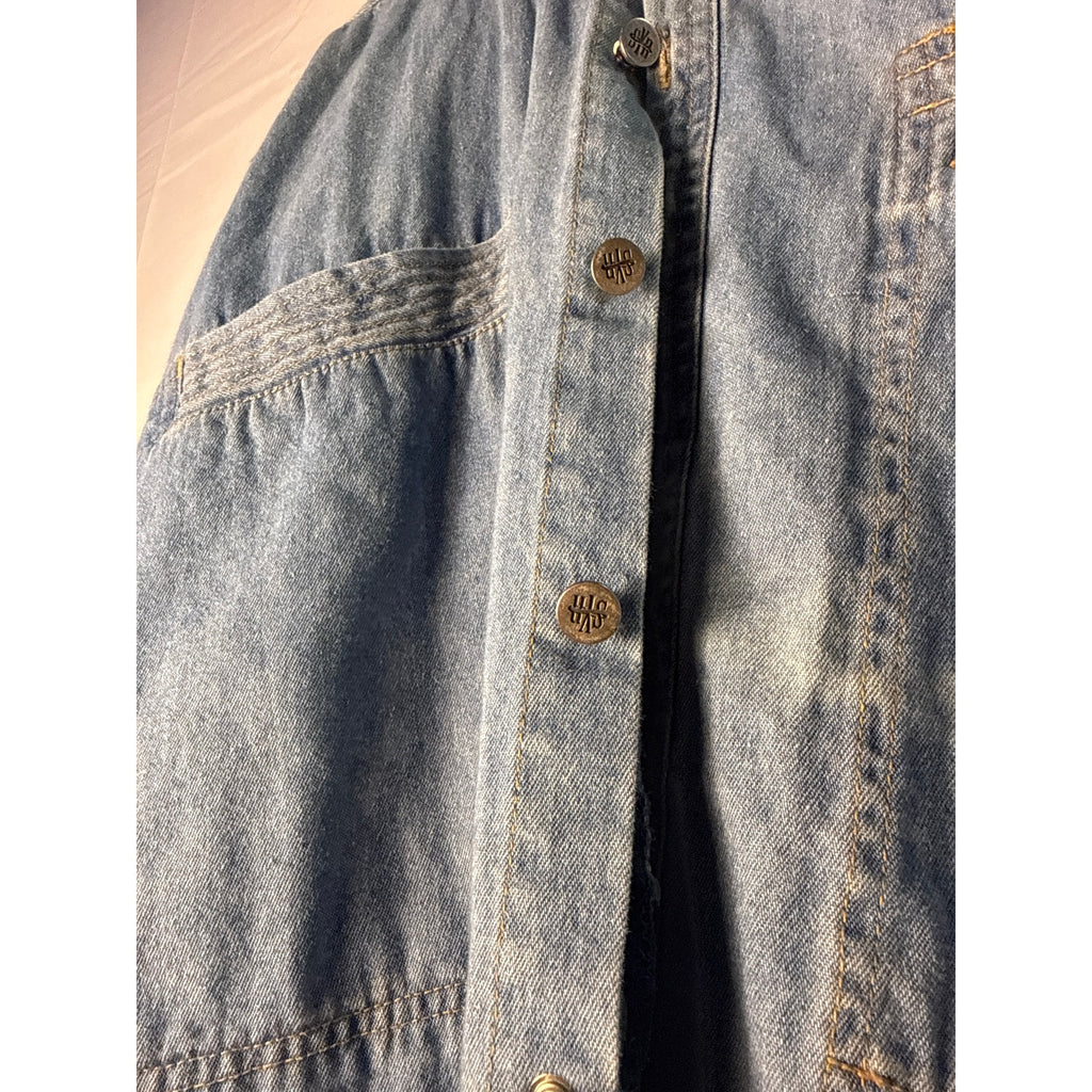 Synergy Jeans Denim Shirt with Accent Collar