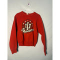 Fruit of the Loom Indiana Hoosiers Red Crewneck Pullover Sweatshirt Women Medium