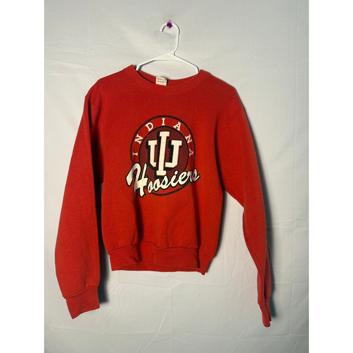Fruit of the Loom Indiana Hoosiers Red Crewneck Pullover Sweatshirt Women Medium