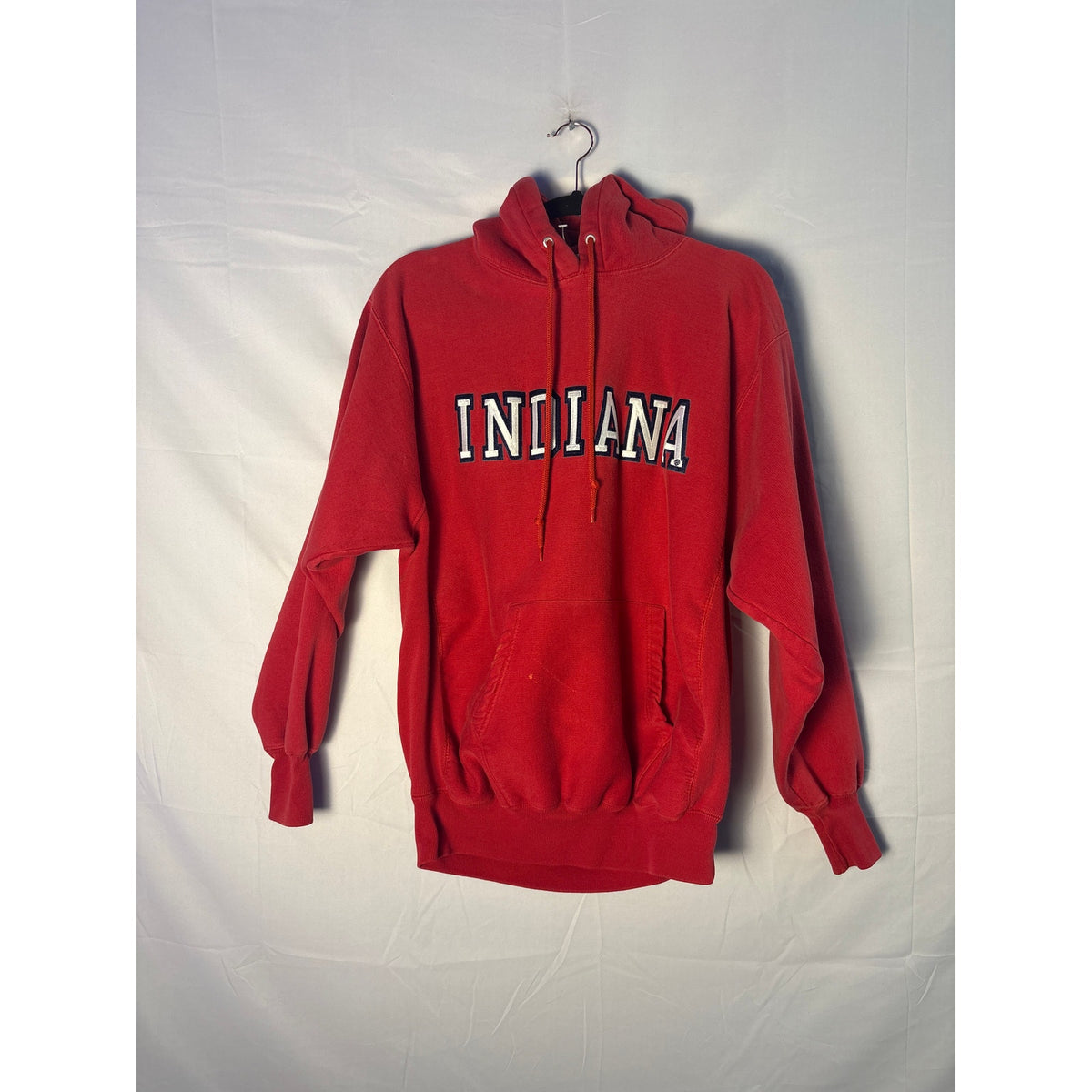 Vintage Steve &amp; Barry’s IU INDIANA Red White Pullover Hoodie Men's Size Large