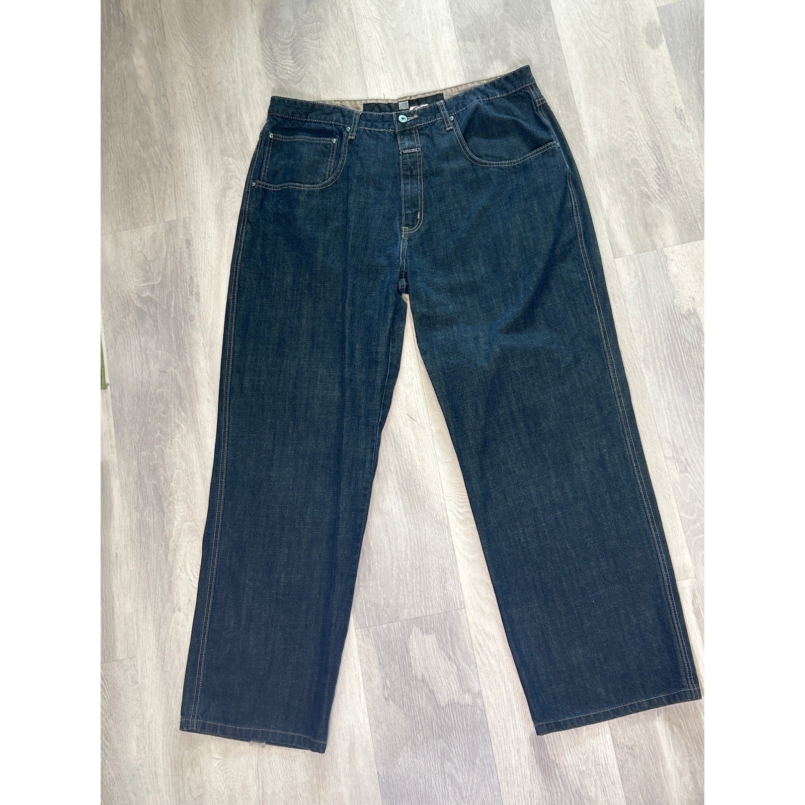Marithe + Francois Girbaud Straight Leg Dark Wash Jeans Men's Size 40/34