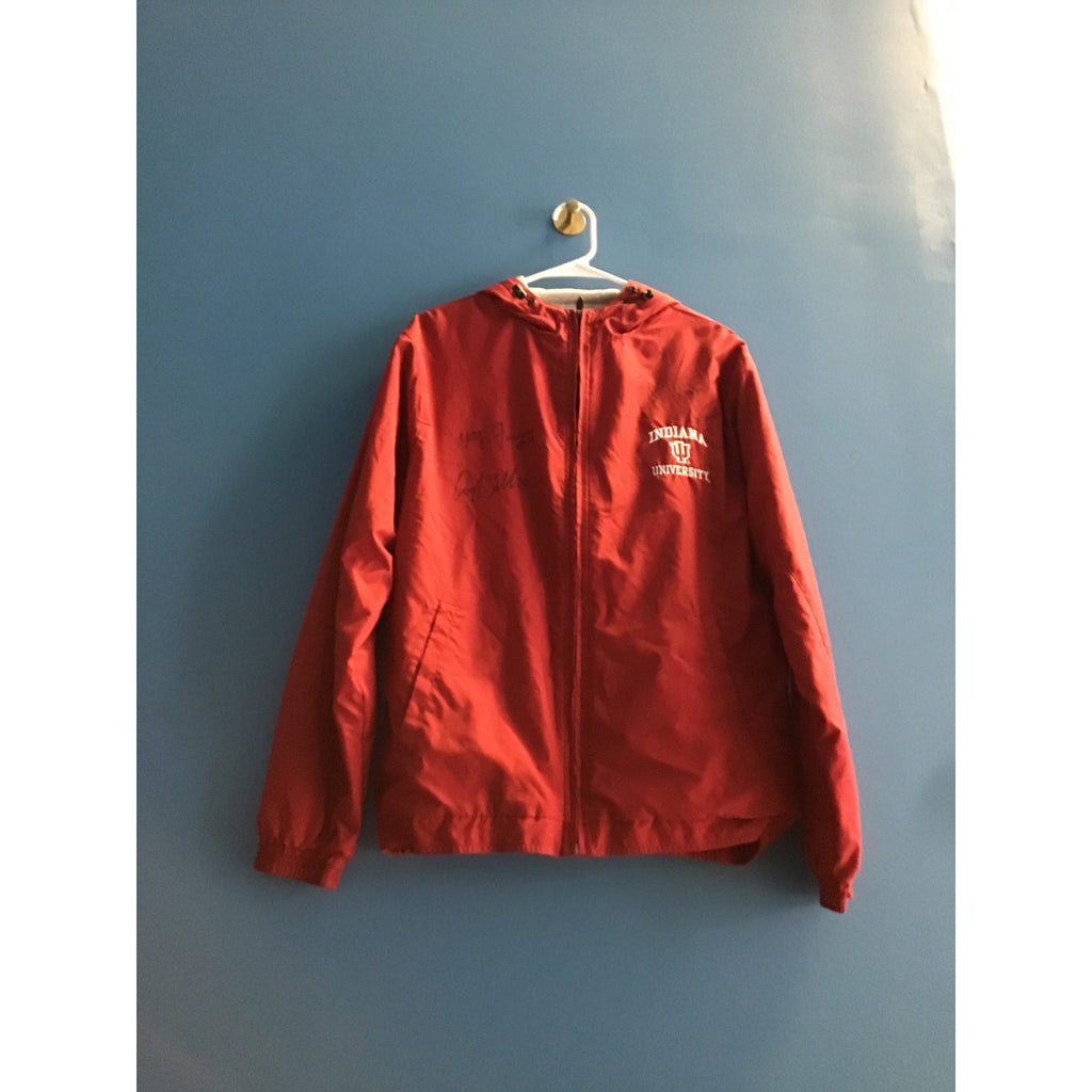 Gear for Sports INDIANA University Full Zip Red Hoodie SIGNED JACKET Men's Small
