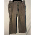 Rural King Brand Brown Carpenter Pants Straight Leg Side Pockets Men's Size 40
