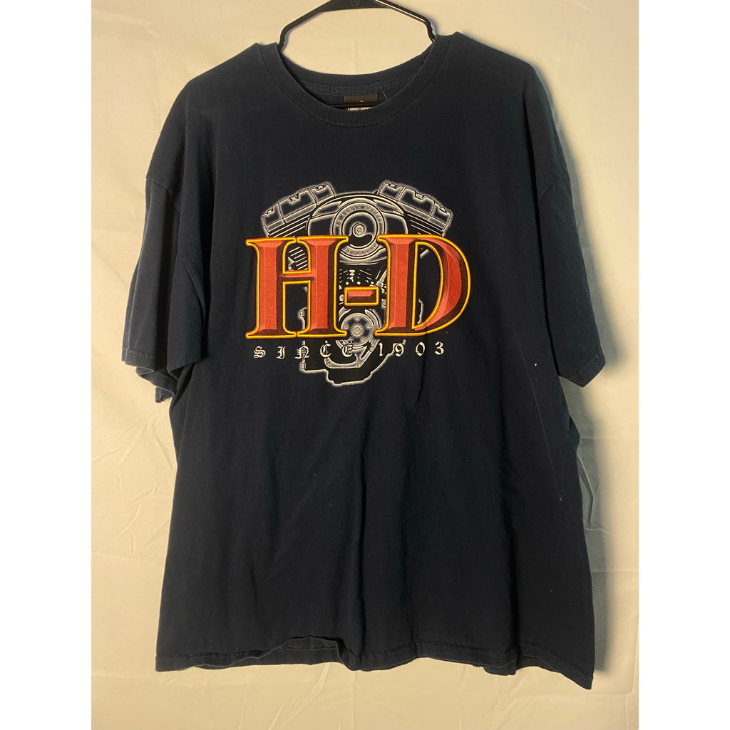 Harley Davidson Santa Fe, New Mexico Black Graphic Print Shirt Unisex Size M/xL?