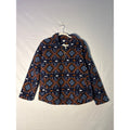 Old Navy Women's Aztec Pattern Sherpa 1/4 Zip Fleece Sweater Size Medium