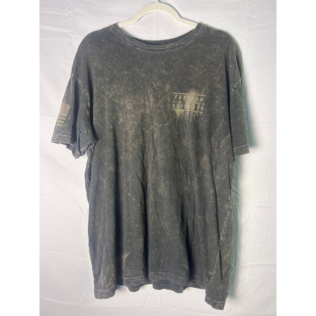 Affliction Freedom Defender Faded Shirt Men's Size 2XL
