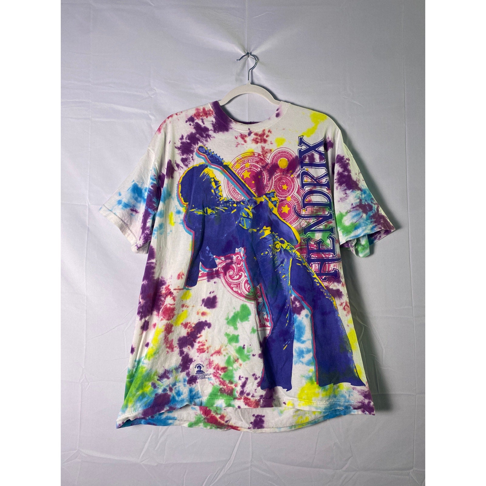 Liquid Blue Authentic Hendrix Multicolor Tie Dye T-shirt Men's Size XL