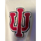 Vintage 80s IU Indiana University Hoosier Embroidered Ivory Crewneck Sweatshirt Women's Medium