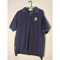 Looney Tunes Tasmanian Devil Embroidered Navy Green Polo Shirt Men's Size XL