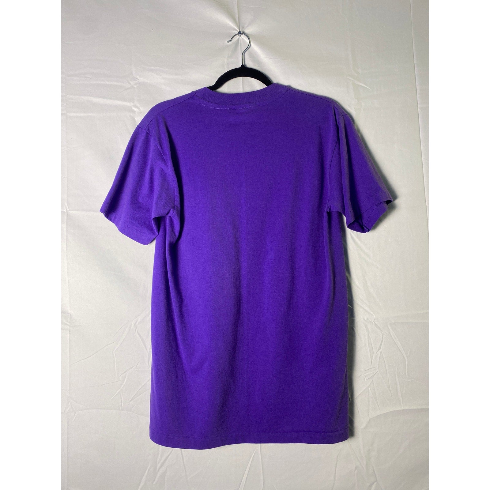Vintage 90s Atlanta Georgia 4 Peach Sake Souvenir Purple Shirt Women Size Medium