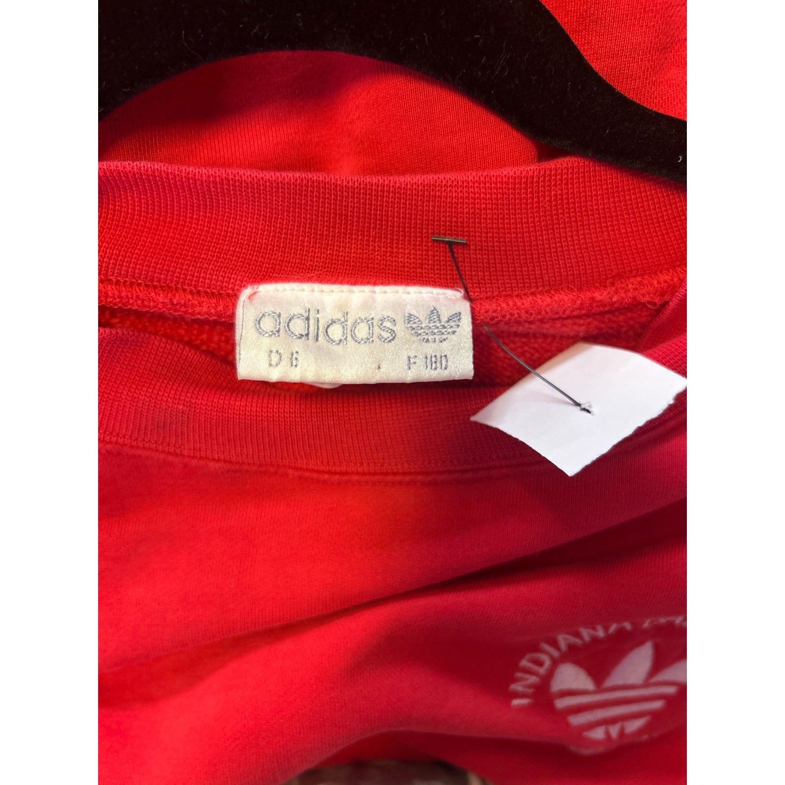 Adidas Indiana Basketball Bob Knight Style Crewneck Pullover Sweatshirt Small
