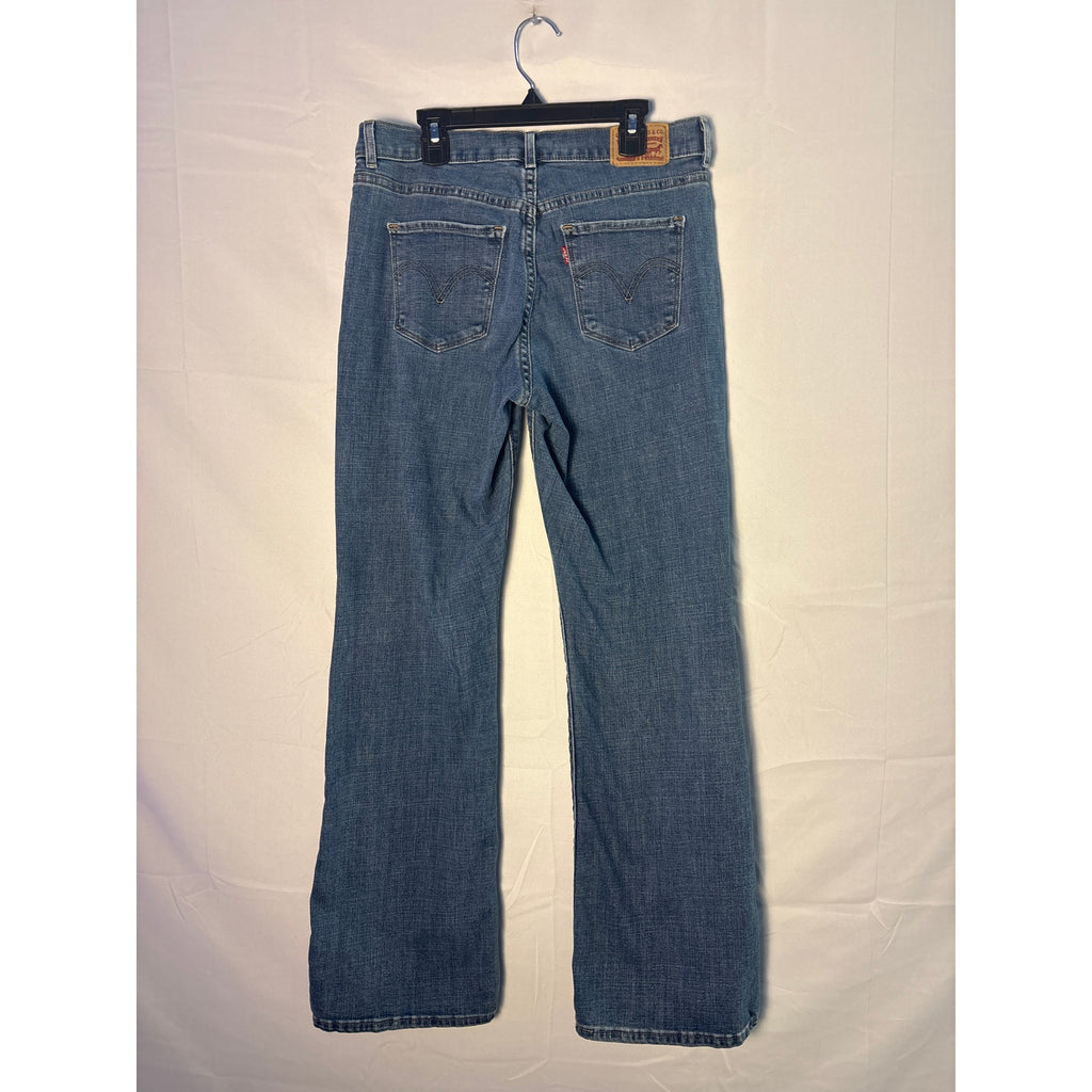 Levi’s Classic Bootcut Blue Denim jeans Low Rise 5-Pockets Women's Size 12