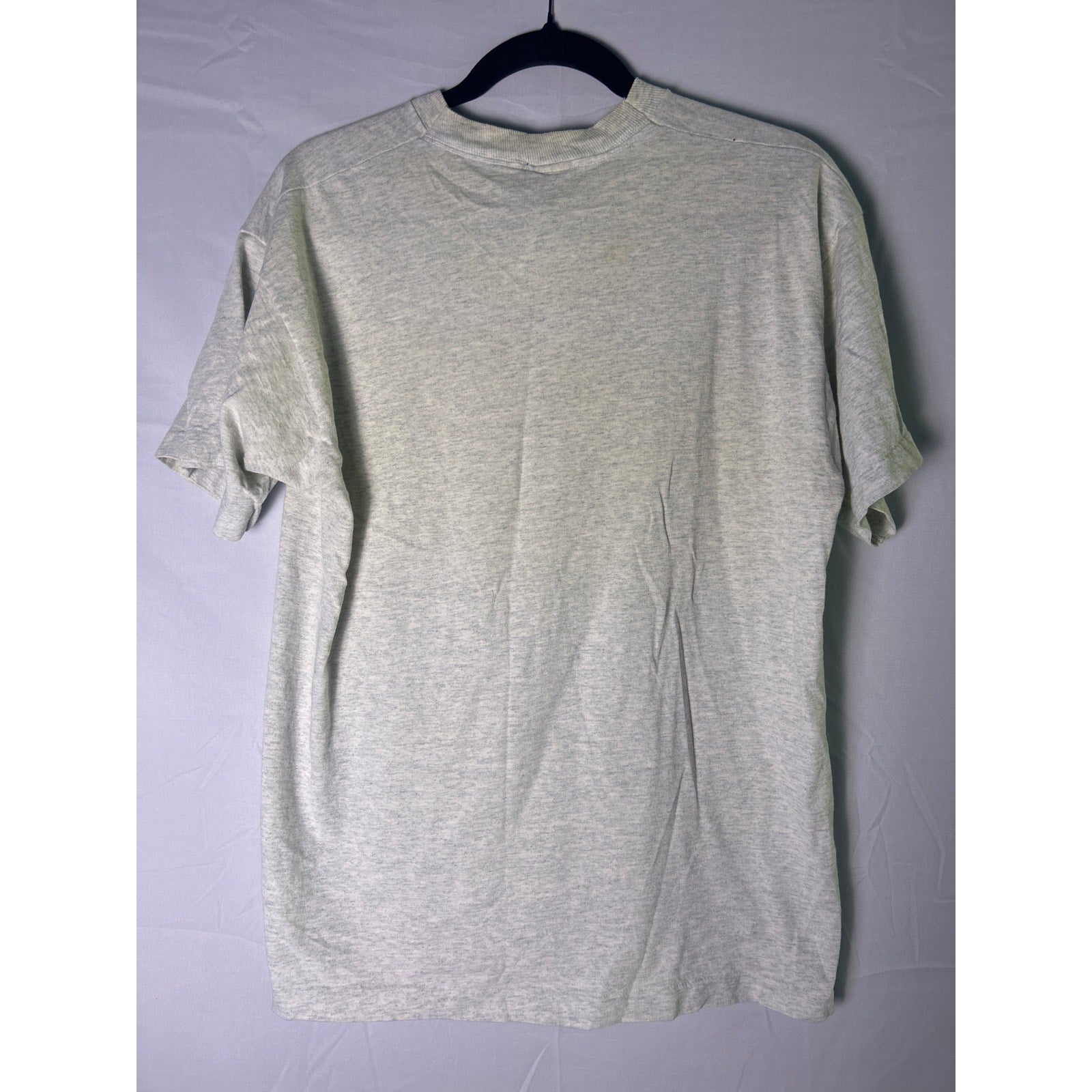 Fruit of the Loom DIRK LA NECK Graphic Print Gray Shirt Men's Size Large