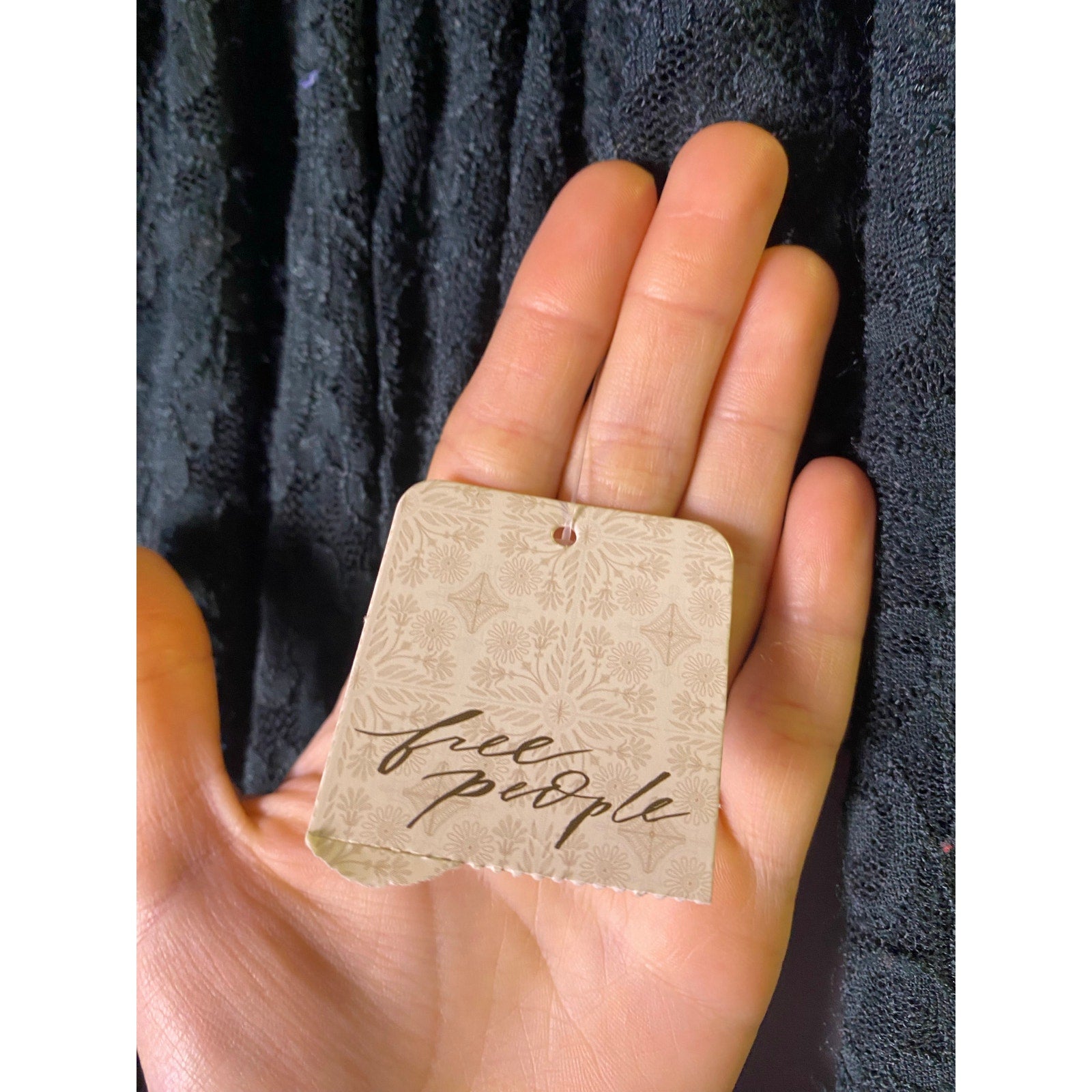 Free People Green Stretch Lace Mini Dress