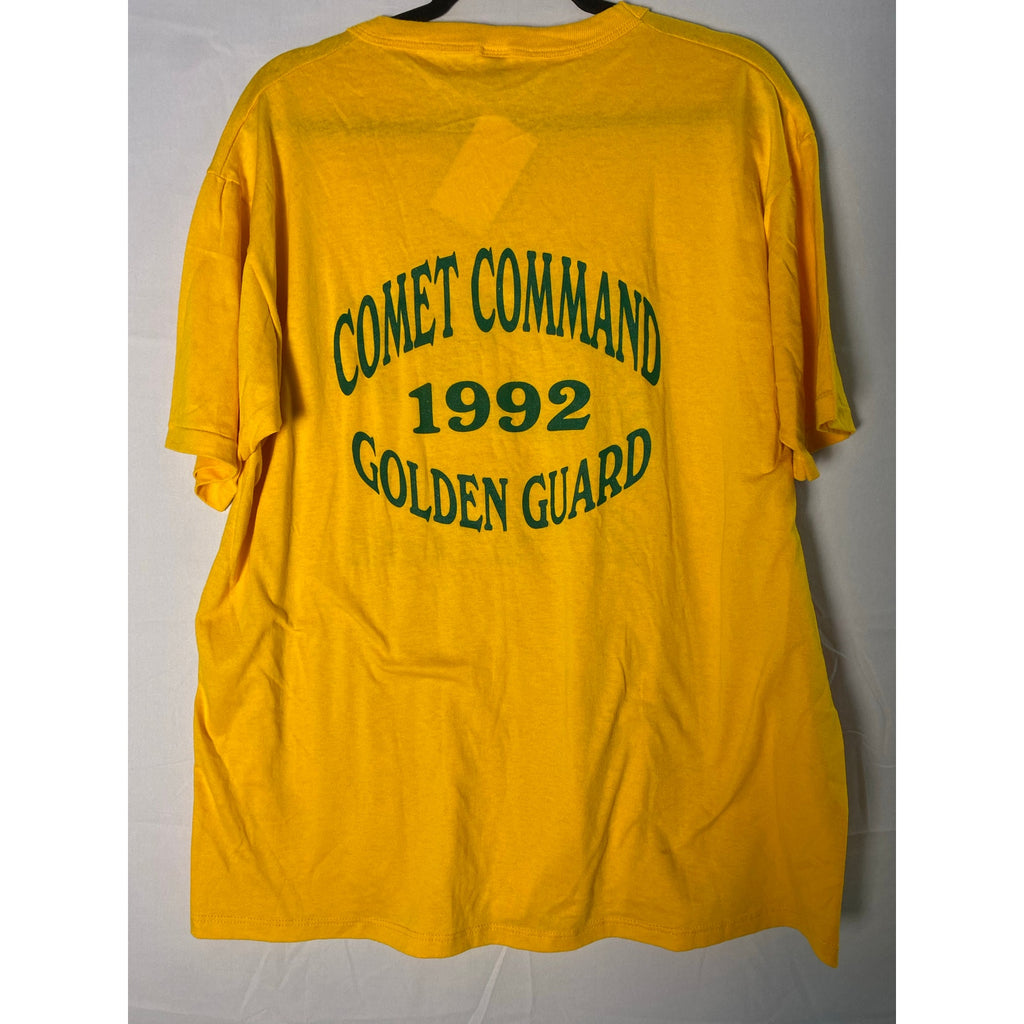 Russell Athletic "Just Dew It at the Dome" Comet Command 1992 Golden Guard Shirt