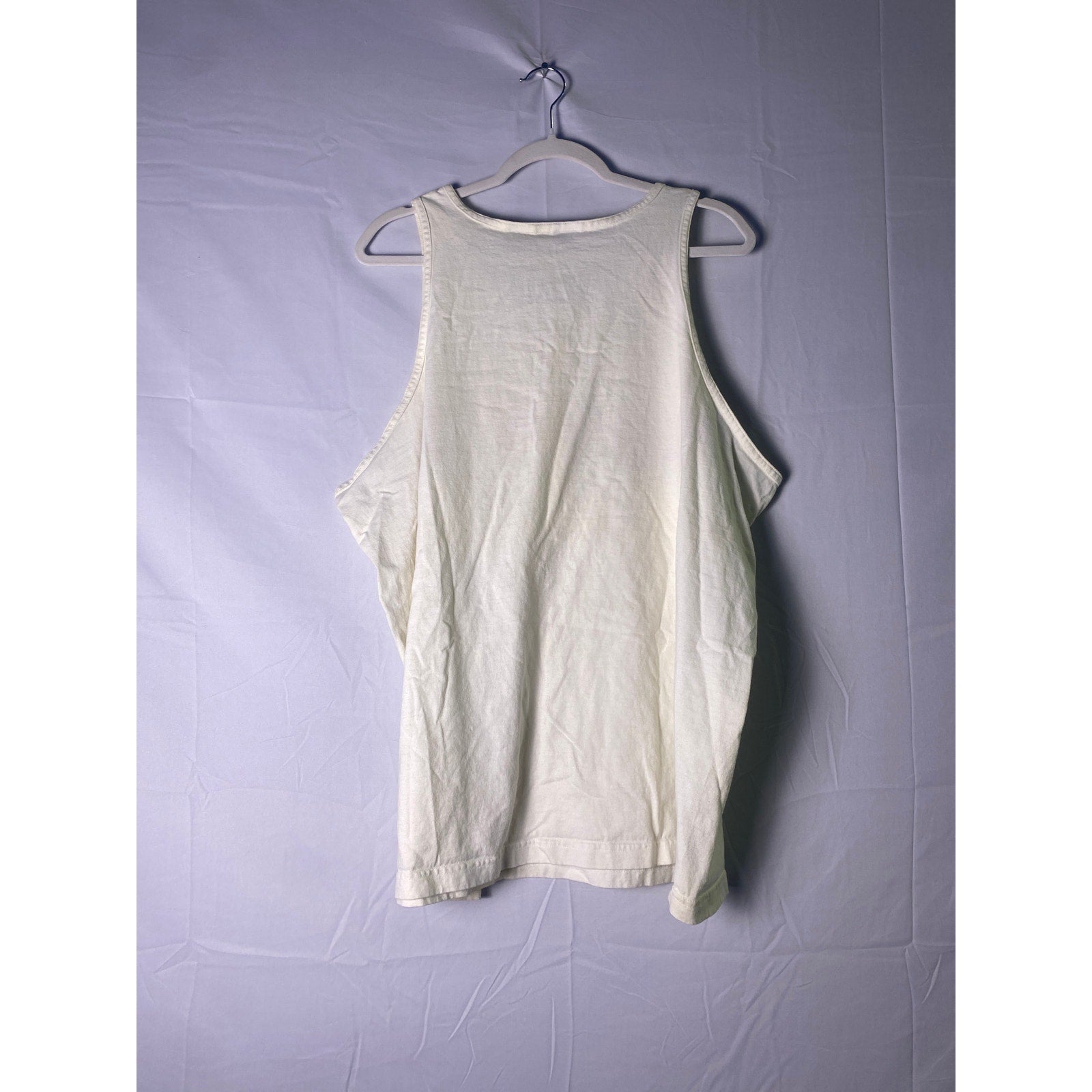 Towncraft North Shore Print White Tank Top Men's Size XL