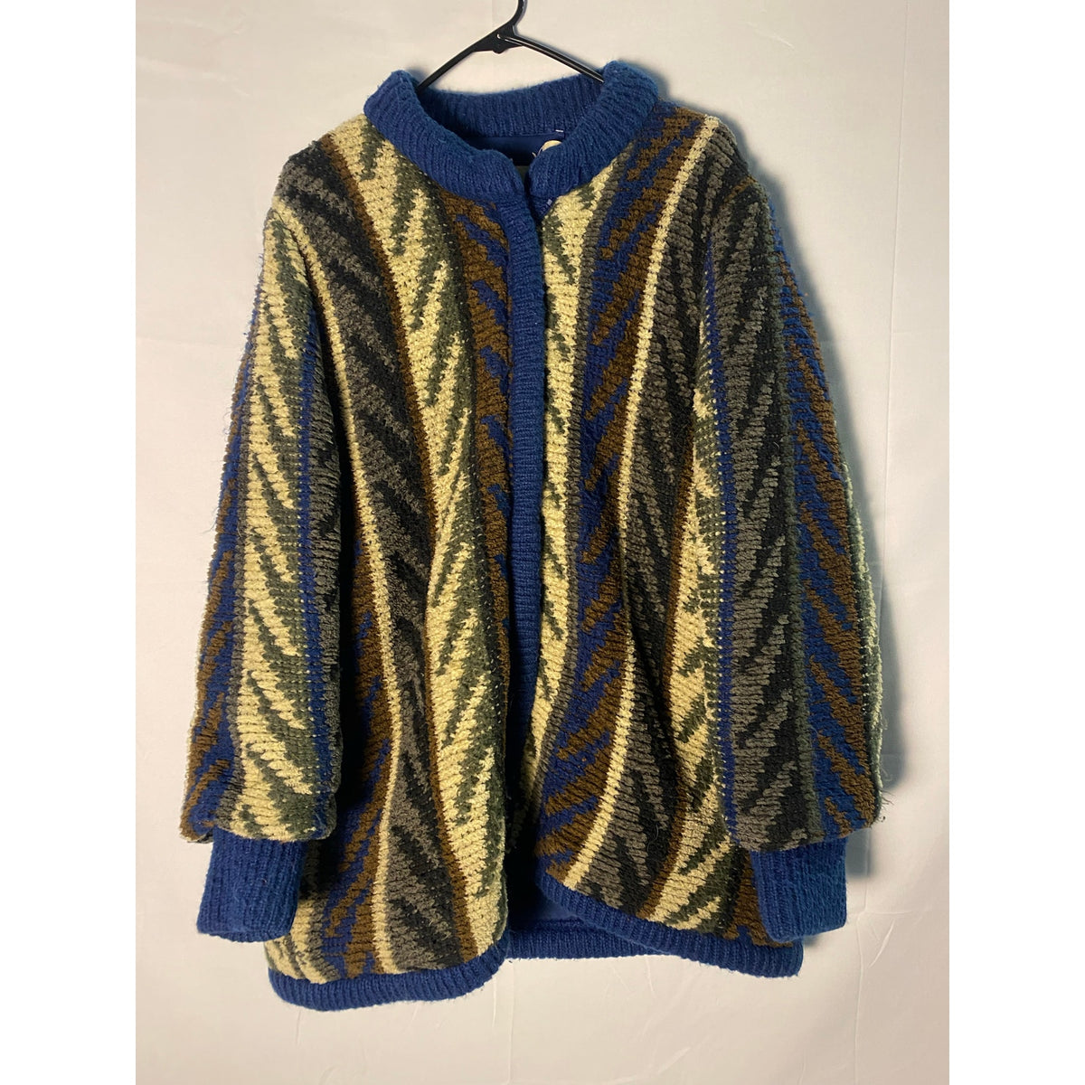 John Weltz Thick Zip-Up Sweater w/Nylon Lining
