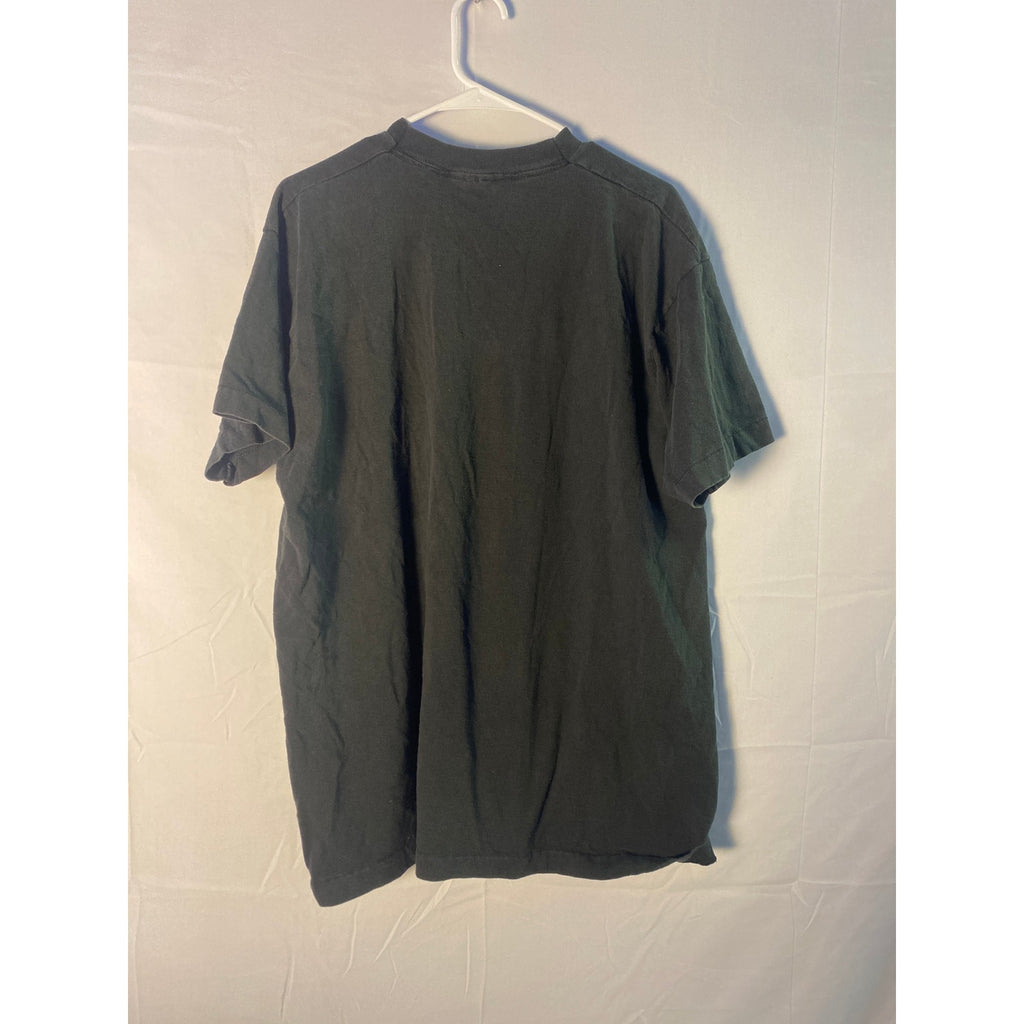 Vintage Fruit of the Loom Polar Rock Cafe Alaska, USA Graphic Print Black Shirt&nbsp;