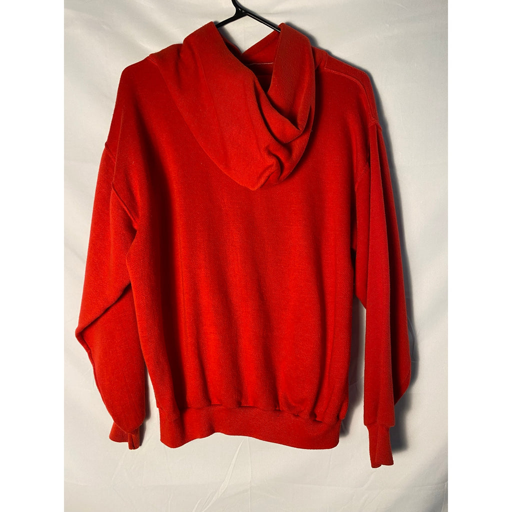 Vintage 80s IU Indiana Circle Logo Red Hoodie
