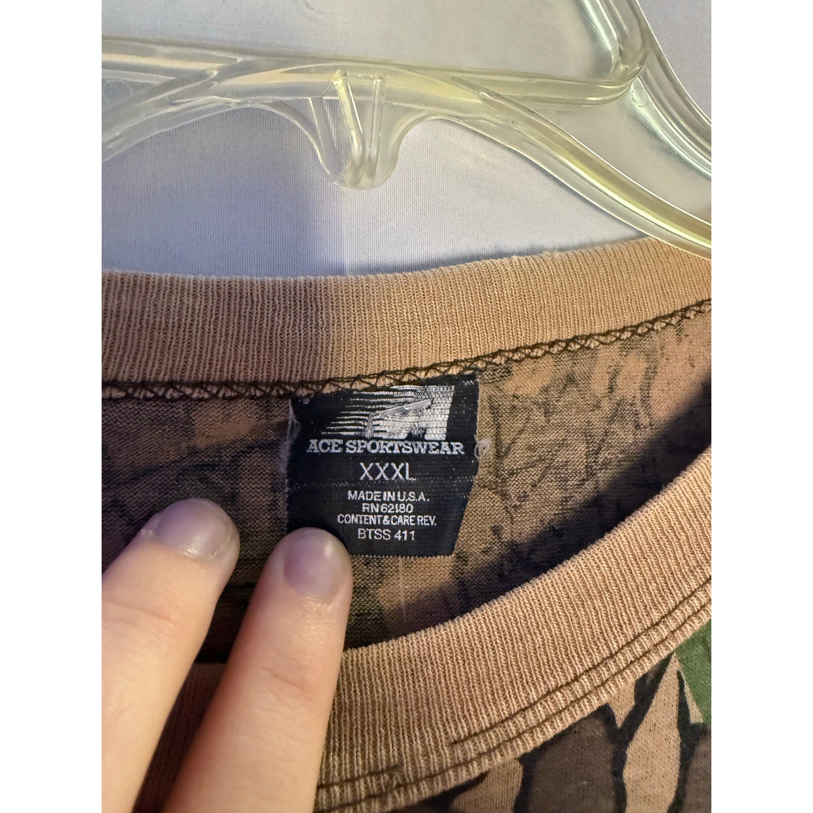 Ace sports wear camo tshirt