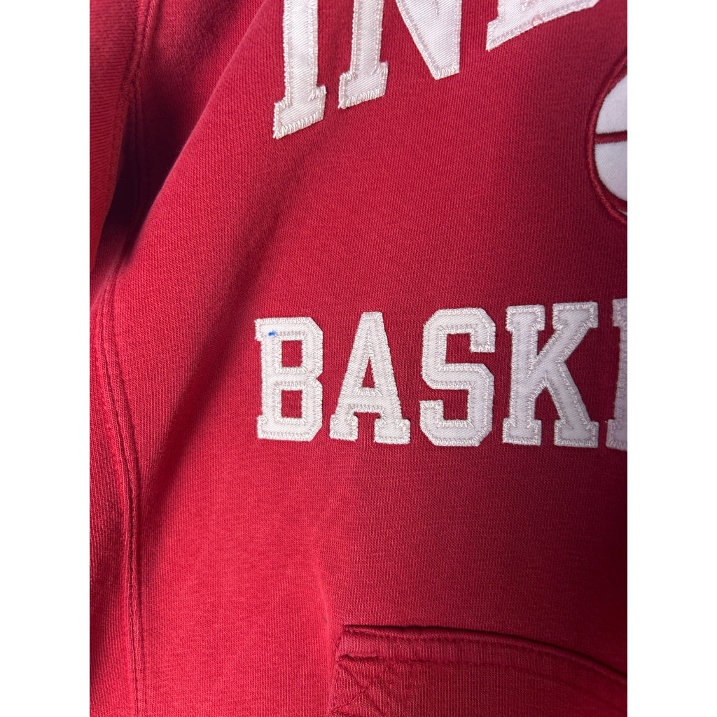 Champion Indiana University Basketball Hoosiers Red Pullover Hoodie Size Small