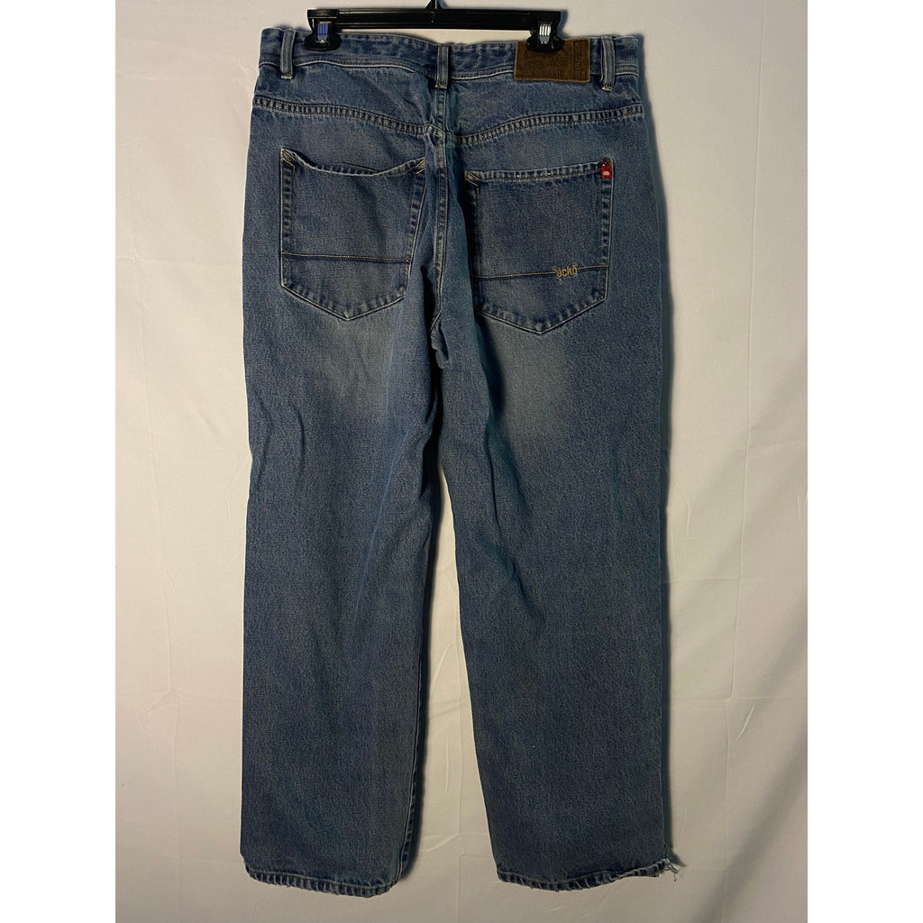 Vintage Ecko Unltd Straight Leg Blue Denim Jeans Men's Size 36 Pockets