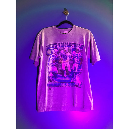 Colts Triple Threat Indianapolis Colts James, Manning & Harrison Print Shirt M/L