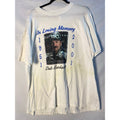 Hanes Dale Earnhardt In Loving Memory 1951-2000 White Graphic Shirt Men's XL