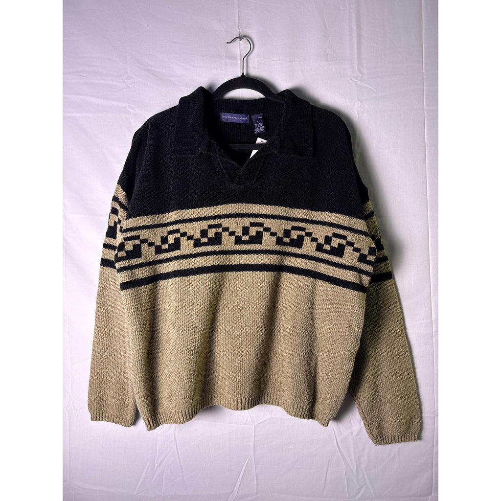 Northern Isle Two Tone Knit Sweater