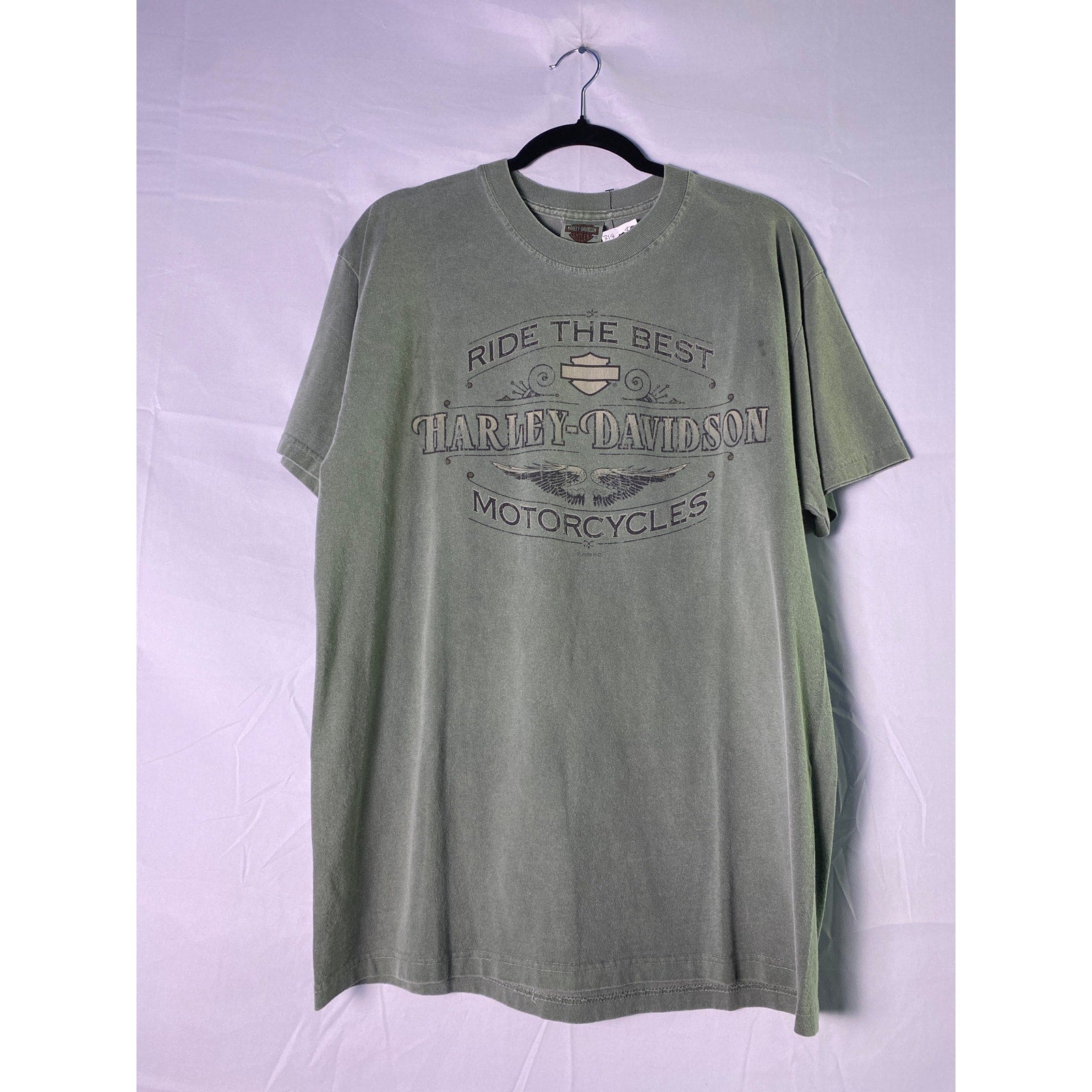 Harley Davidson INDYWEST Plainfield, Indiana Gray Shirt Men's Size Large