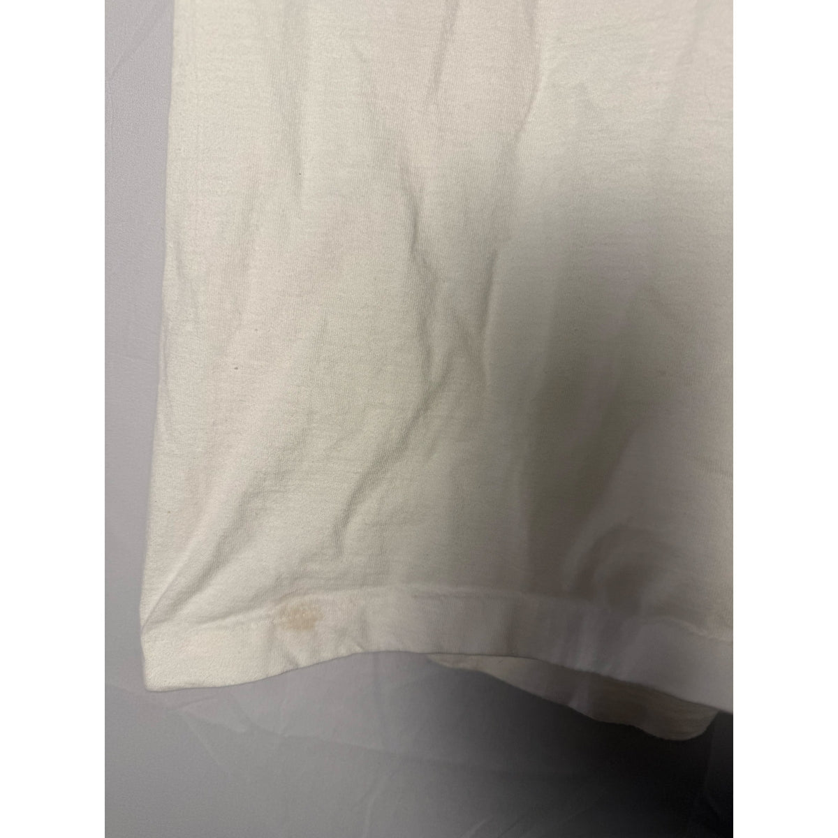 Vintage Anvil Little 500 White Polo Shirt Short Sleeve Men's Size XL