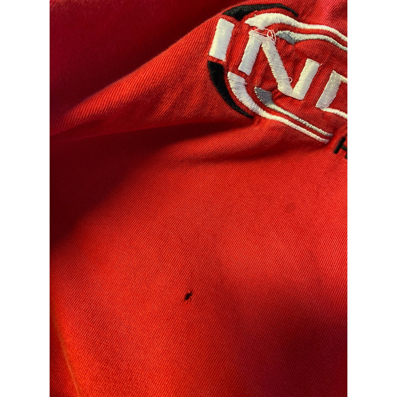 Starter INDIANA Hoosiers Embroidered Red Long Sleeve Shirt Men's Size 3X