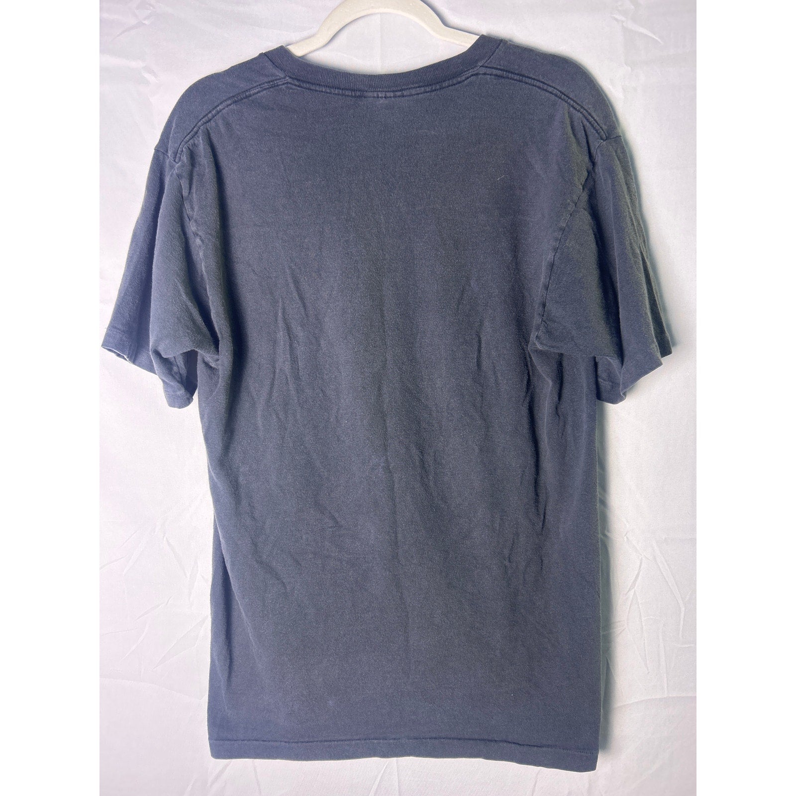 Vintage 90s Banana Republic Print Black T-shirt Men's Size Large