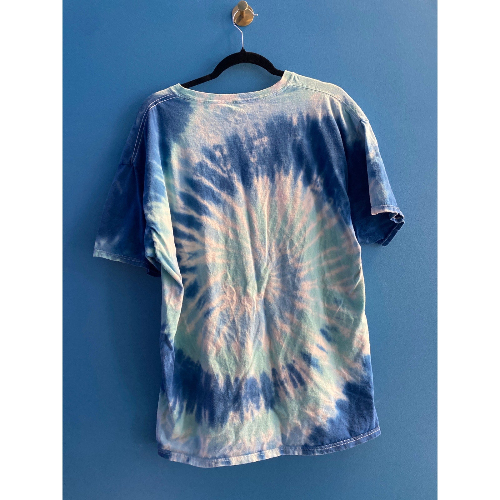 Liquid Blue Vintage 1997 Grateful Dead Space Your Face Tie Dye Shirt Men's Large