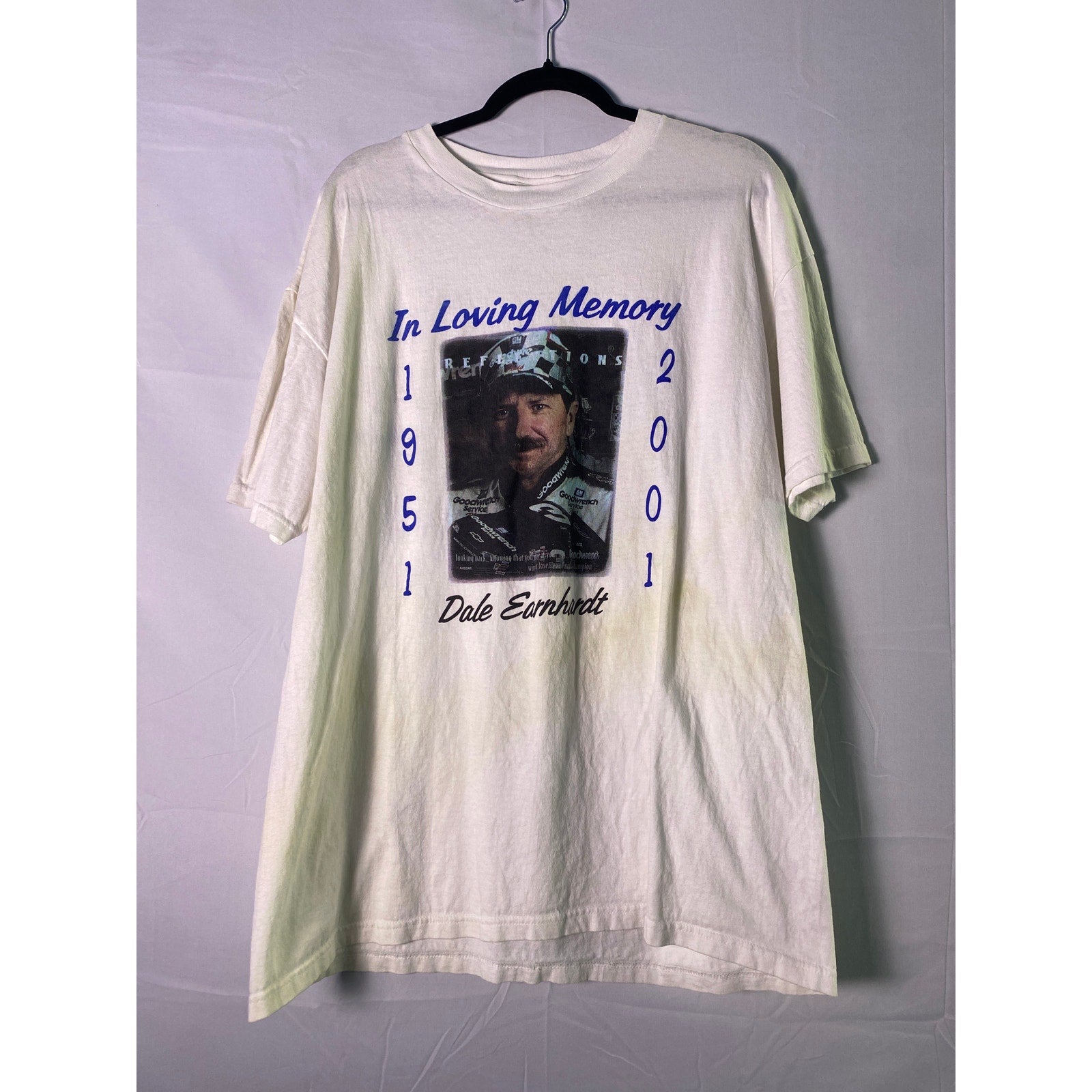In Loving Memory of Dale Earnhardt 1951-2001 The Legend Lives On #3 Shirt XL