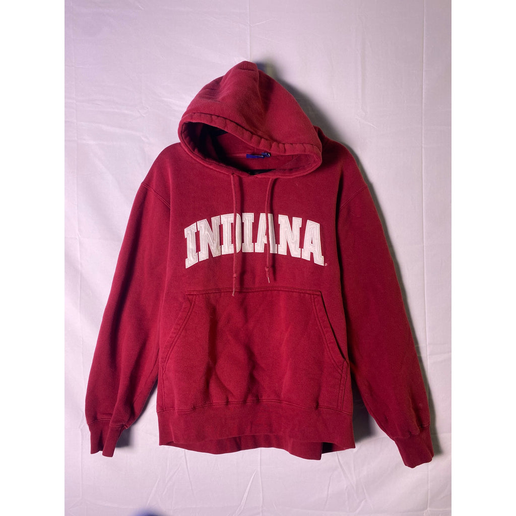 Indiana Embroidered Red Hoodie