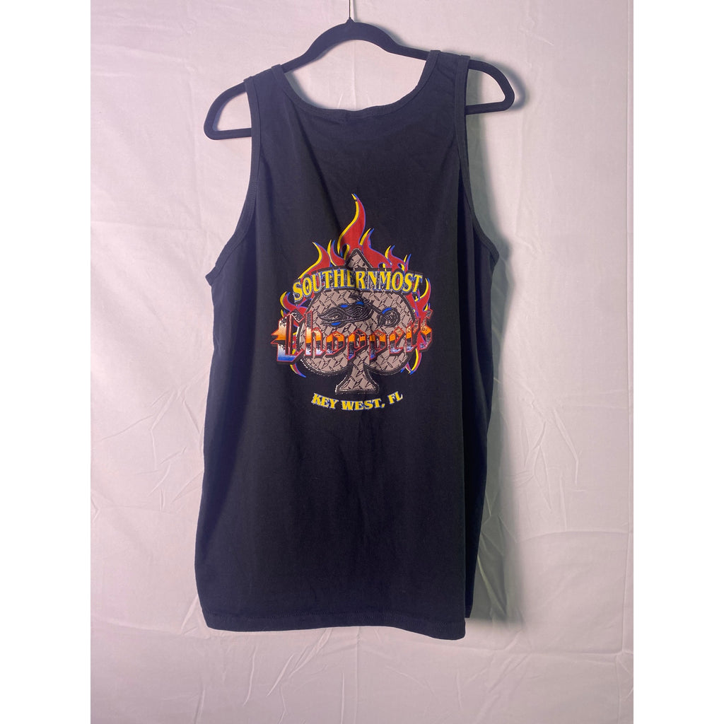Choppers Men's Tank Top Southernmost Black Southernmost Key West, FL Size XL