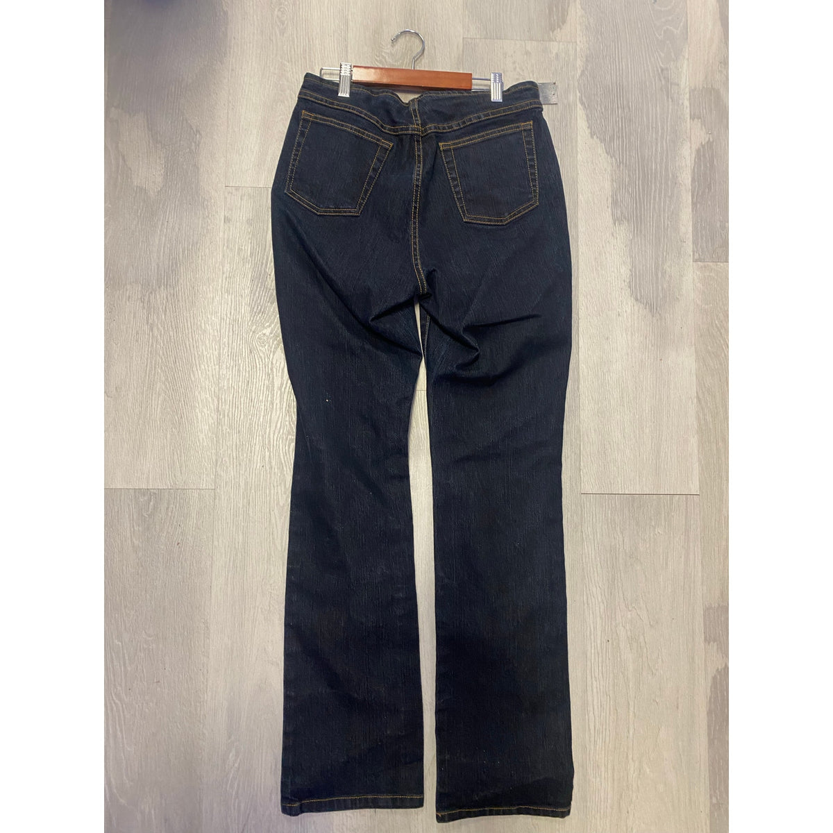 FUBU Ladies Classic Jeans Straight Leg Dark Wash 5-Pockets Junior Size 11/12
