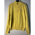 Vintage Polo by Ralph Lauren Yellow Polo Sweater Quarter Zip Pullover Size Small