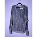Miss Me Oversized Sweater Pullover Scoop Neck Long Sleeve Women's Size XL