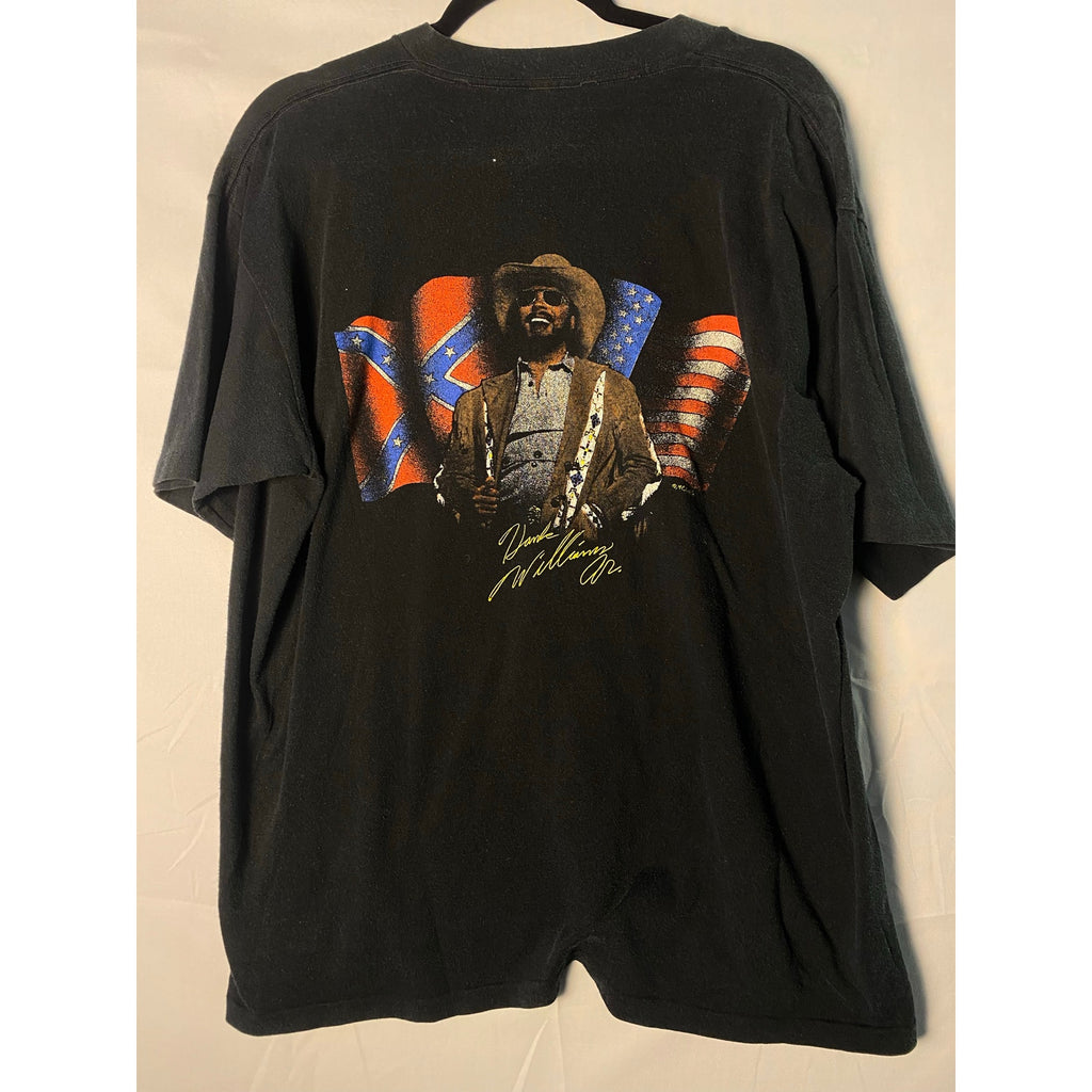 Vintage 90s Hank Williams Jr. "Don't Give Us A Reason" Tour Shirt Men's Size XL