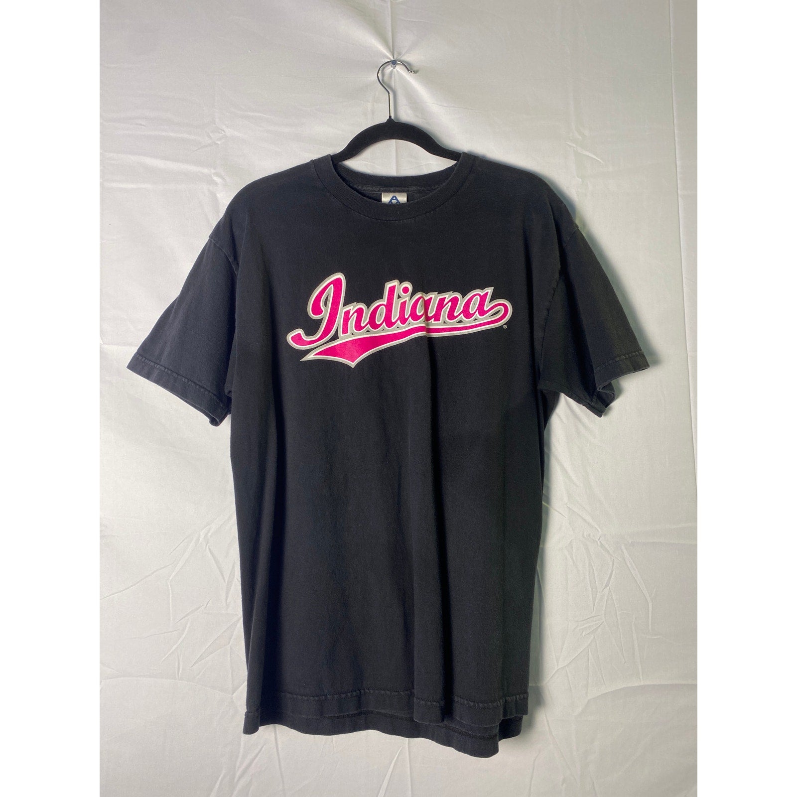 Alstyle Apparel & Activewear IU INDIANA Pink Black T-shirt Men's Size Large